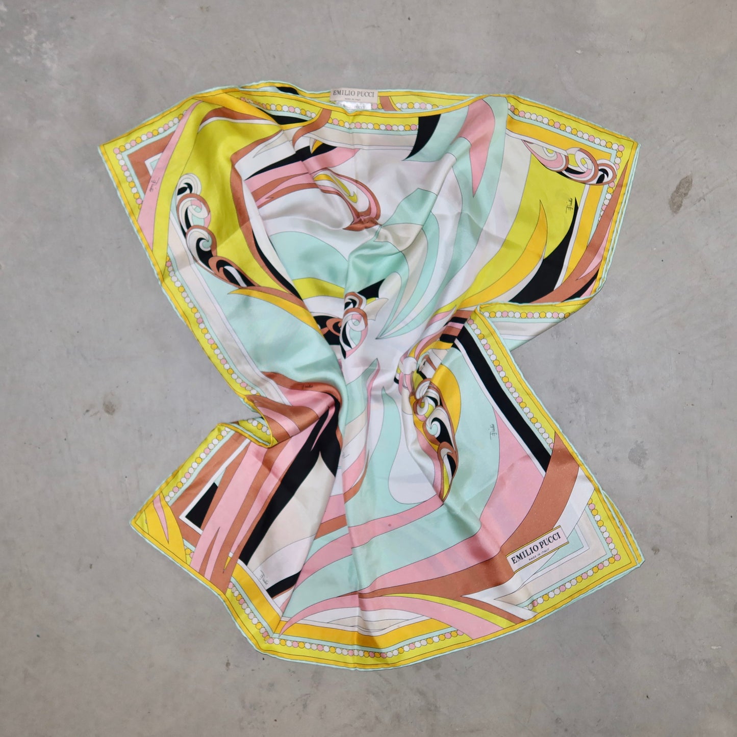 Emilio Pucci Silk Scarf Top