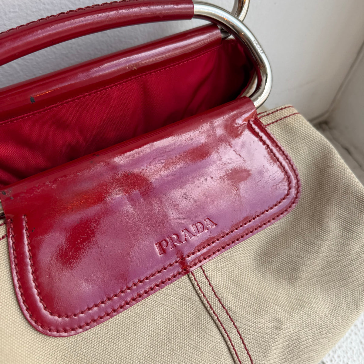 Prada SS2003 Ring Handle Bag