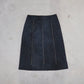 Gucci Navy Suede Skirt