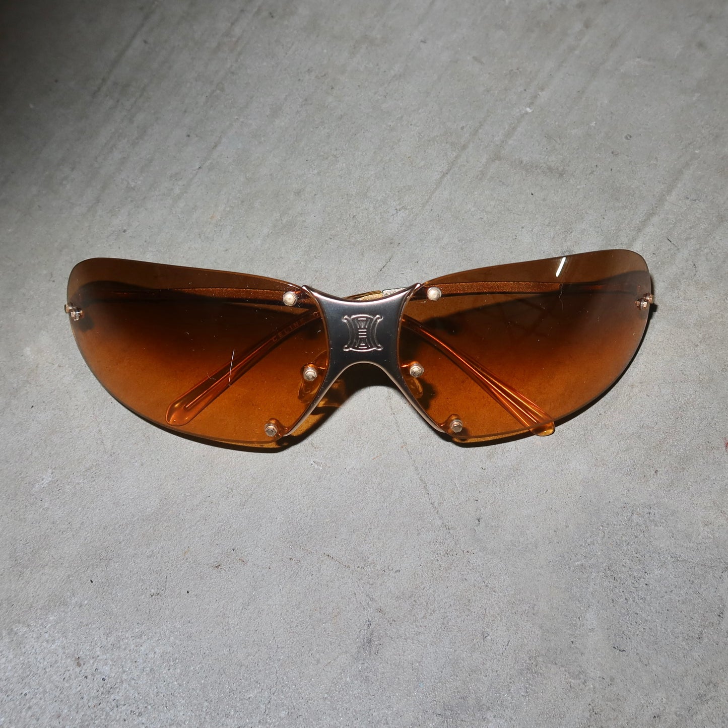 Celine Orange Tinted Sunglasses