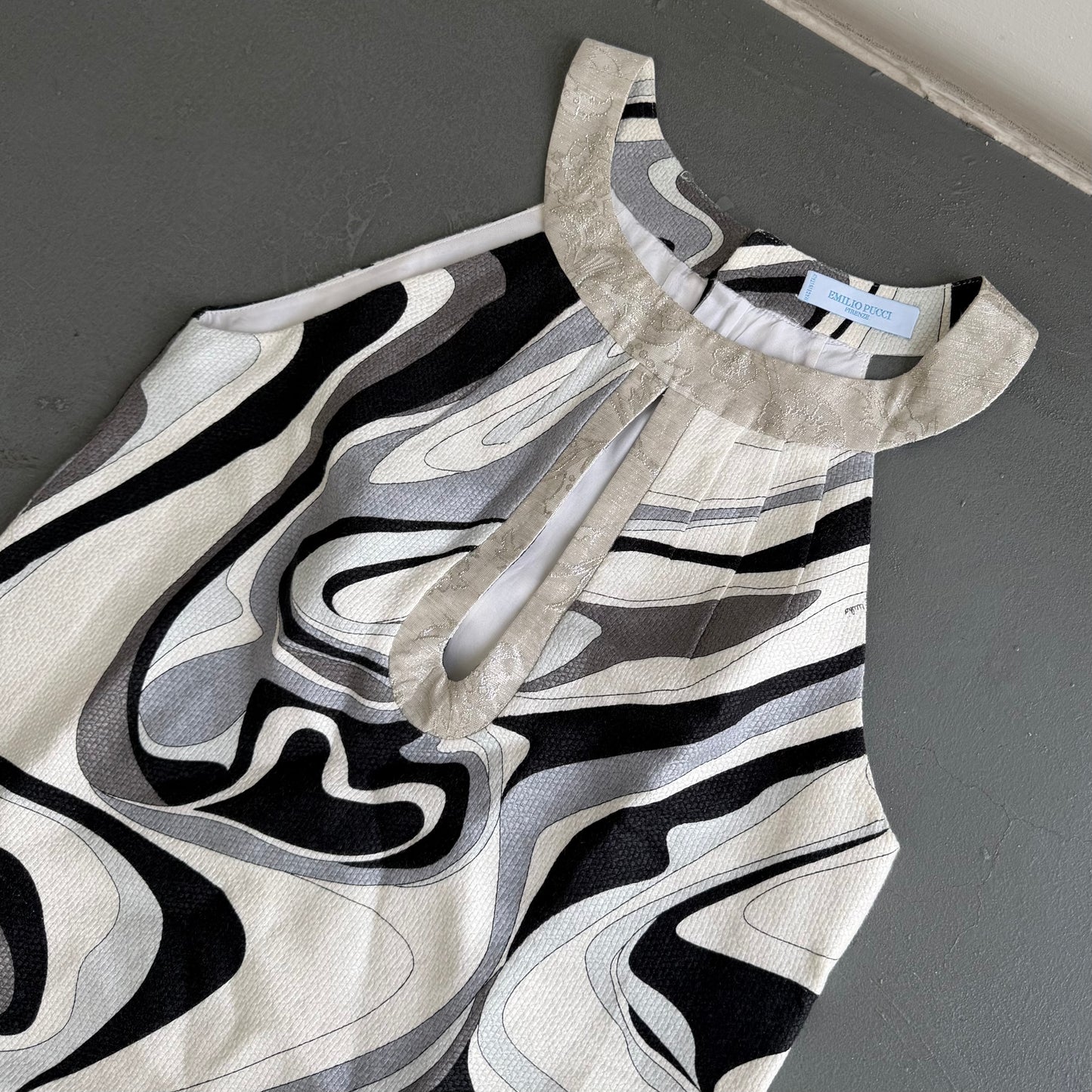 Emilio Pucci SS2007 Lurex Mini Dress
