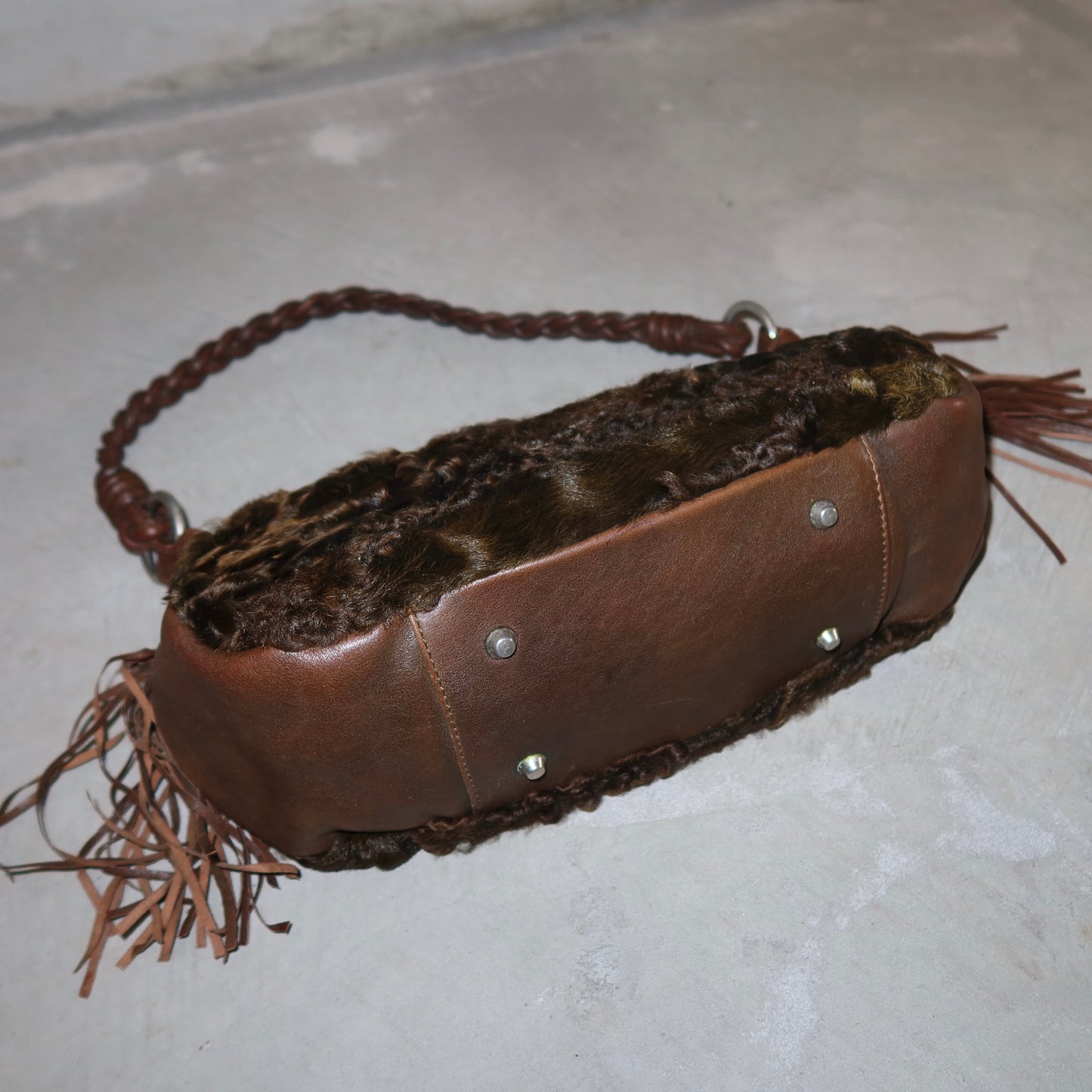 Paolo Masi Real Fur Bag