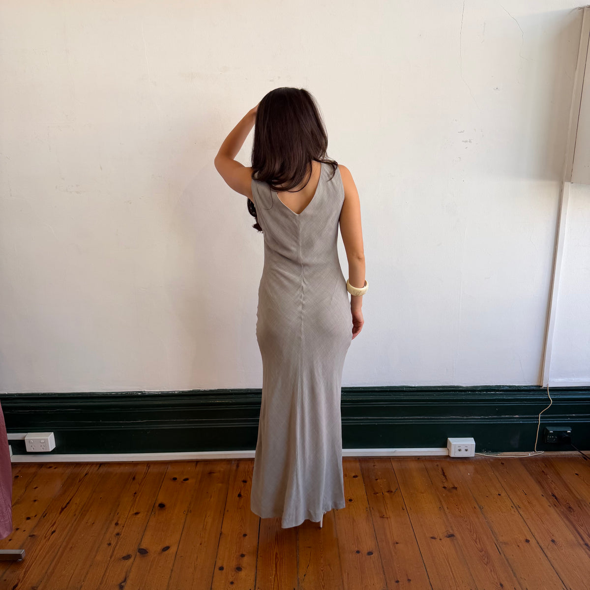 Alberta Ferretti Wool Dress