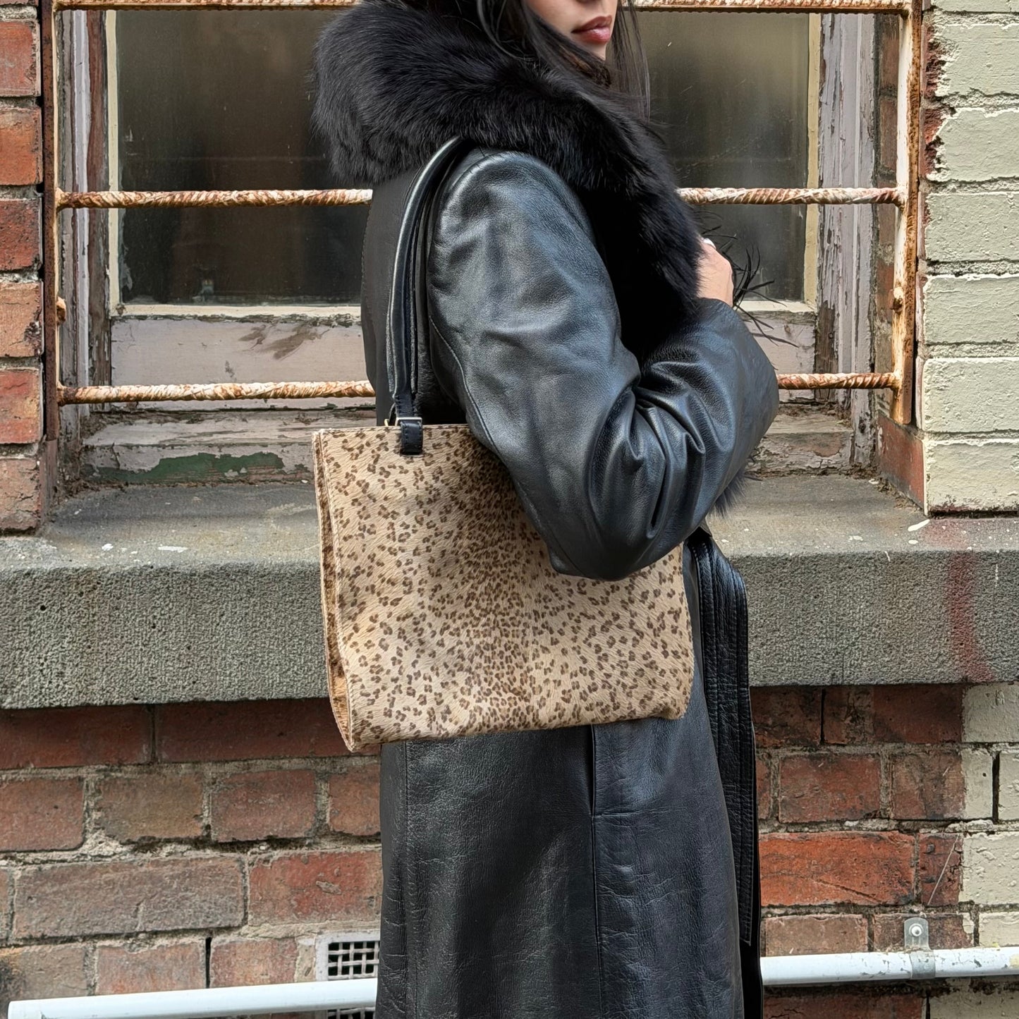 Bottega Veneta SS2000 Leopard Tote