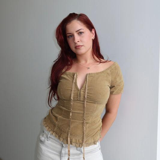 Miu Miu Corduroy Top