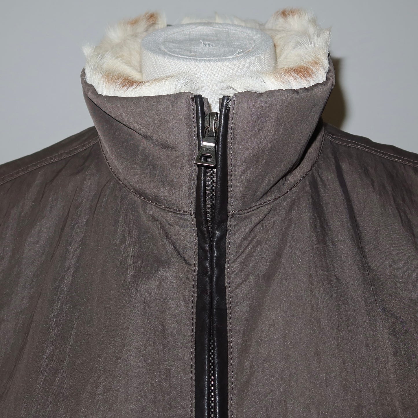 Prada Sport Goat Fur Lined Coat