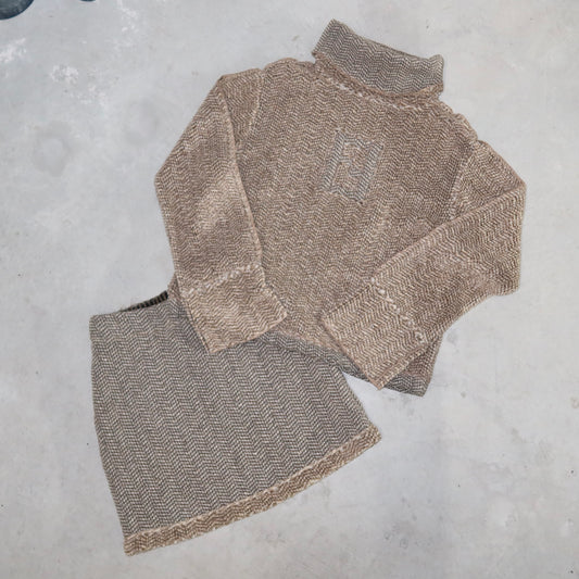 Fendi Knit Logo Two Piece