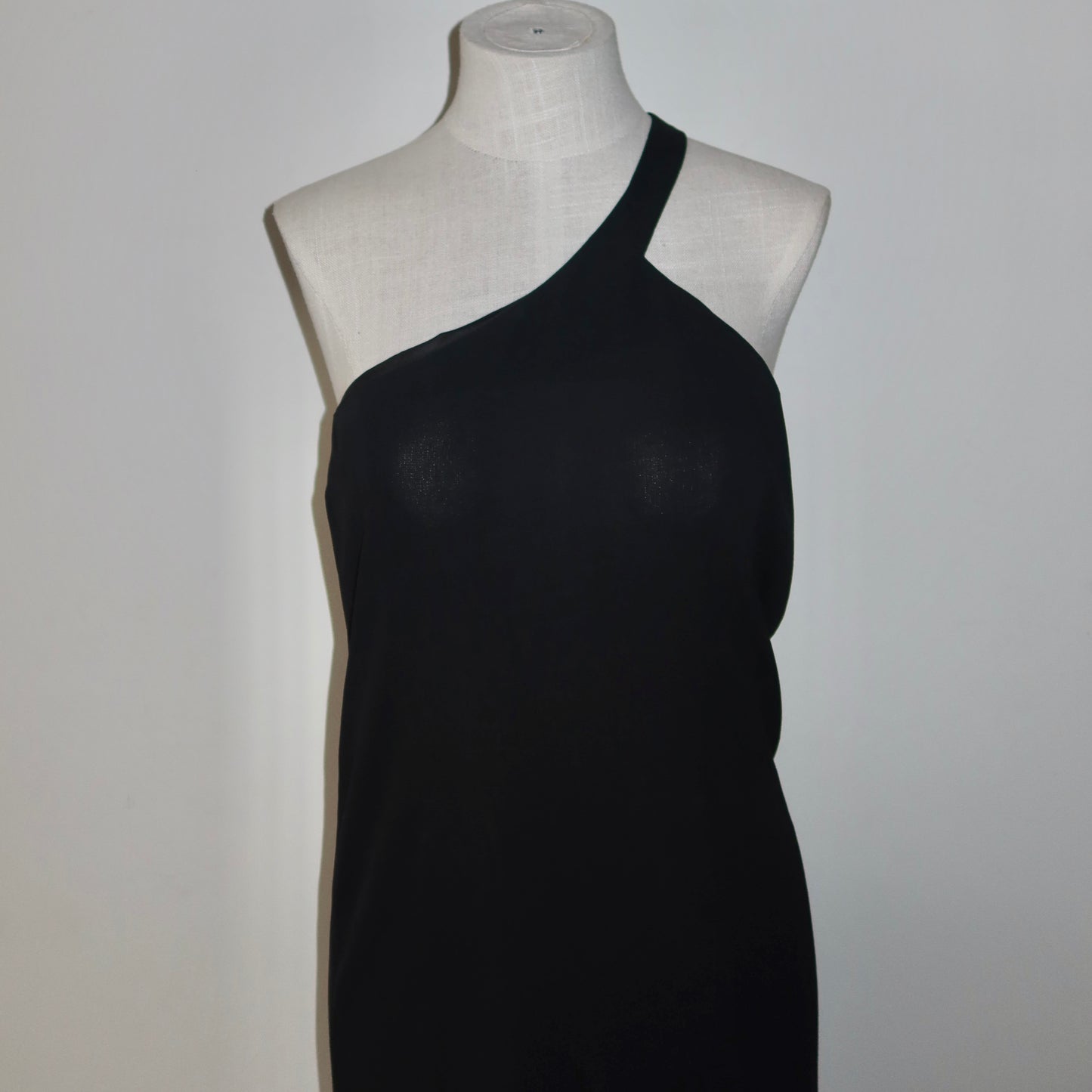 Chloé 2001 Slinky One Shoulder Dress