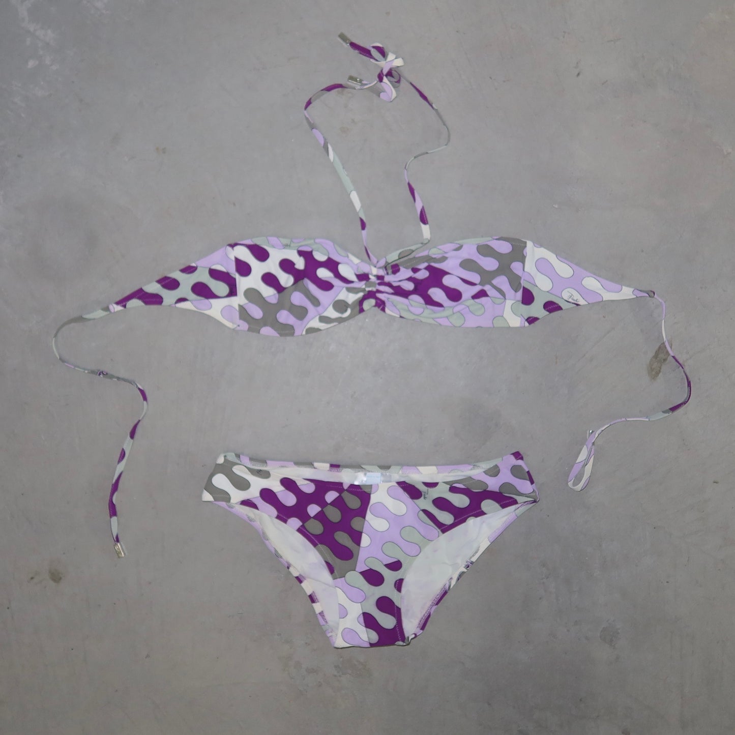 Emilio Pucci Purple Swirl Bikini