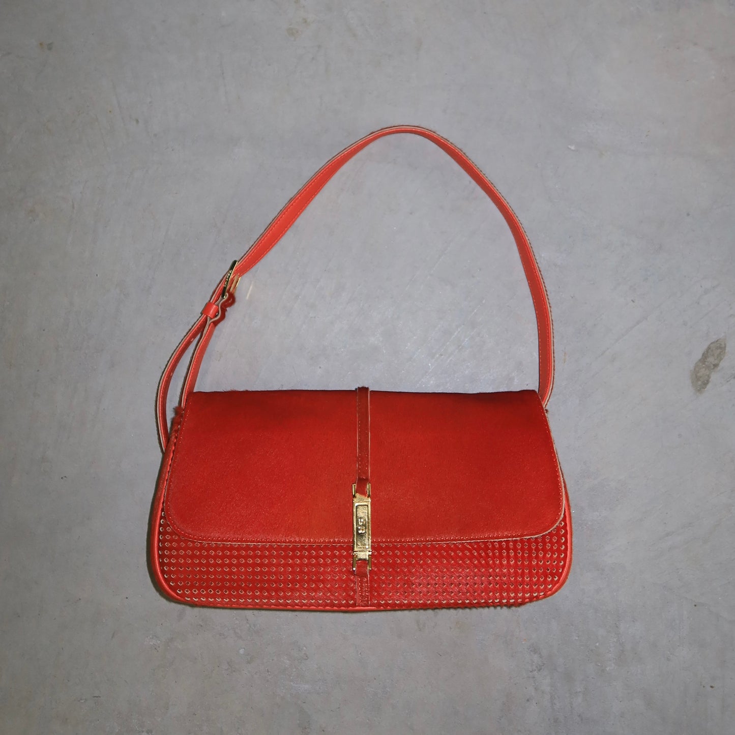 Sonia Rykiel Red Cowhide Bag