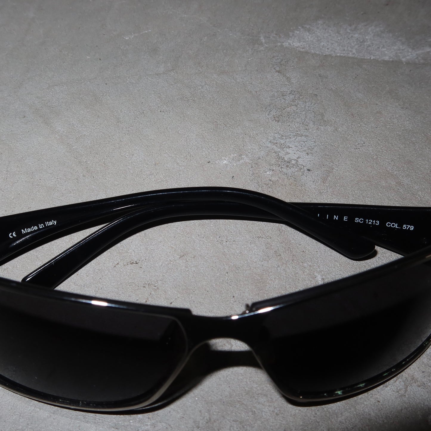 Celine Black and Silver Triomph Sunglasses
