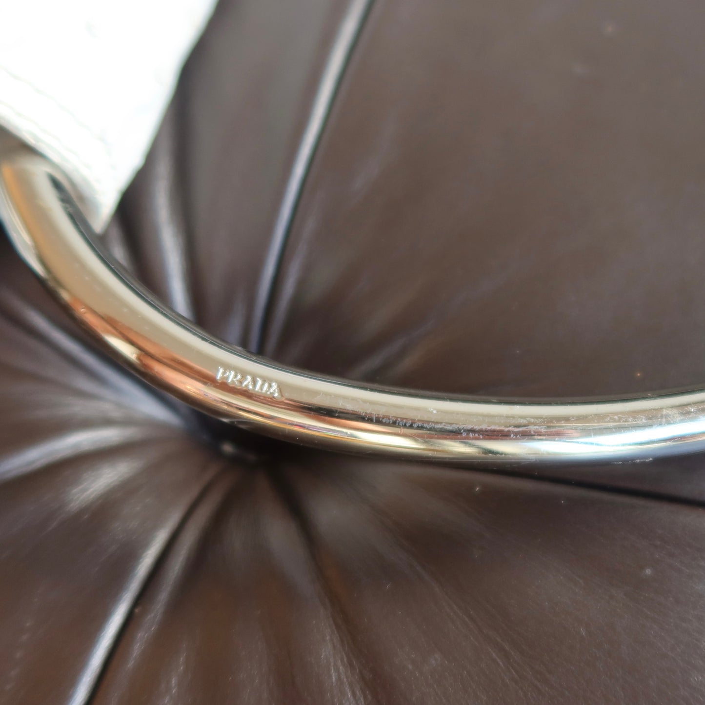 Prada SS2003 Ostrich Ring Handle Bag