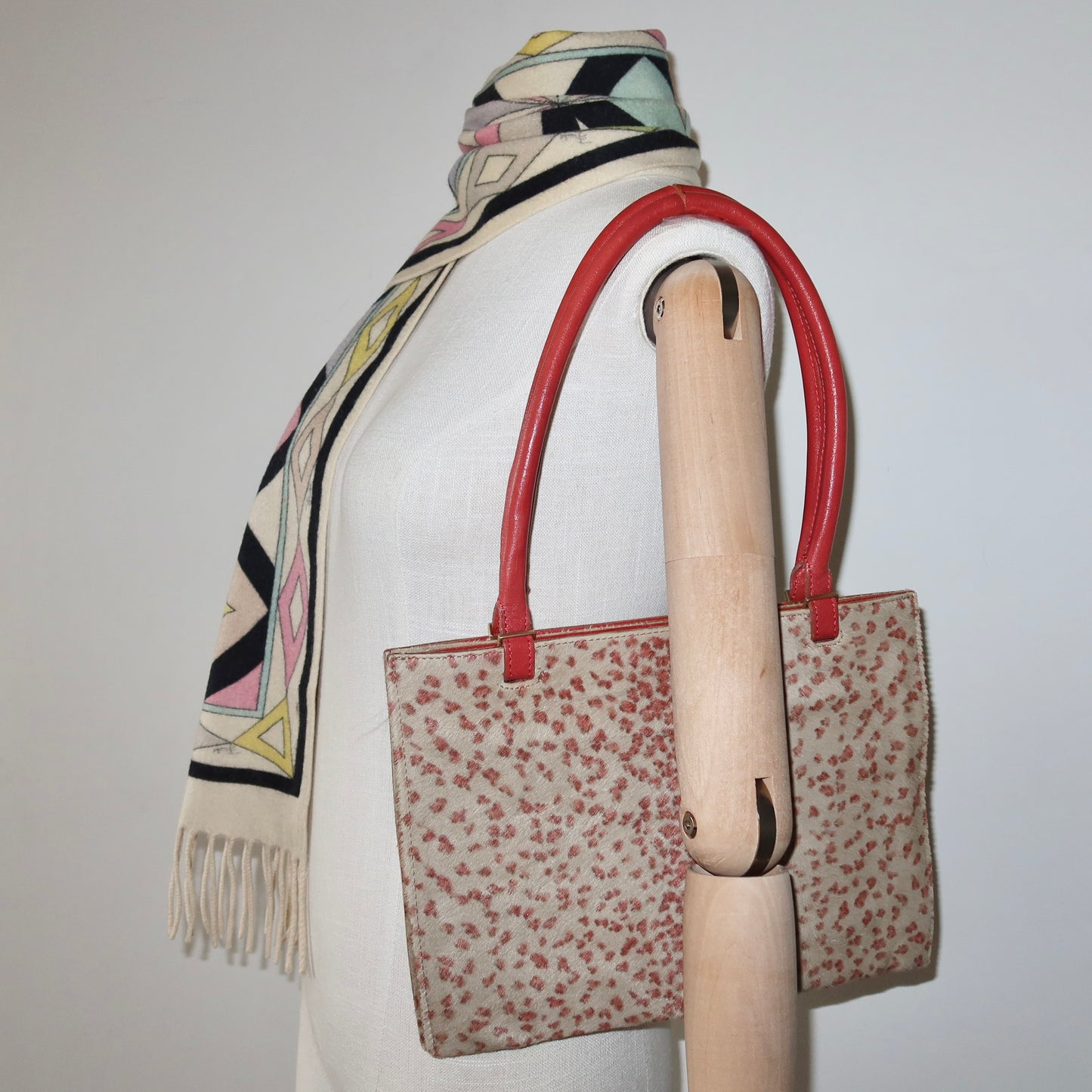 Bottega Veneta SS2000 Leopard Print Pony Hair Bag