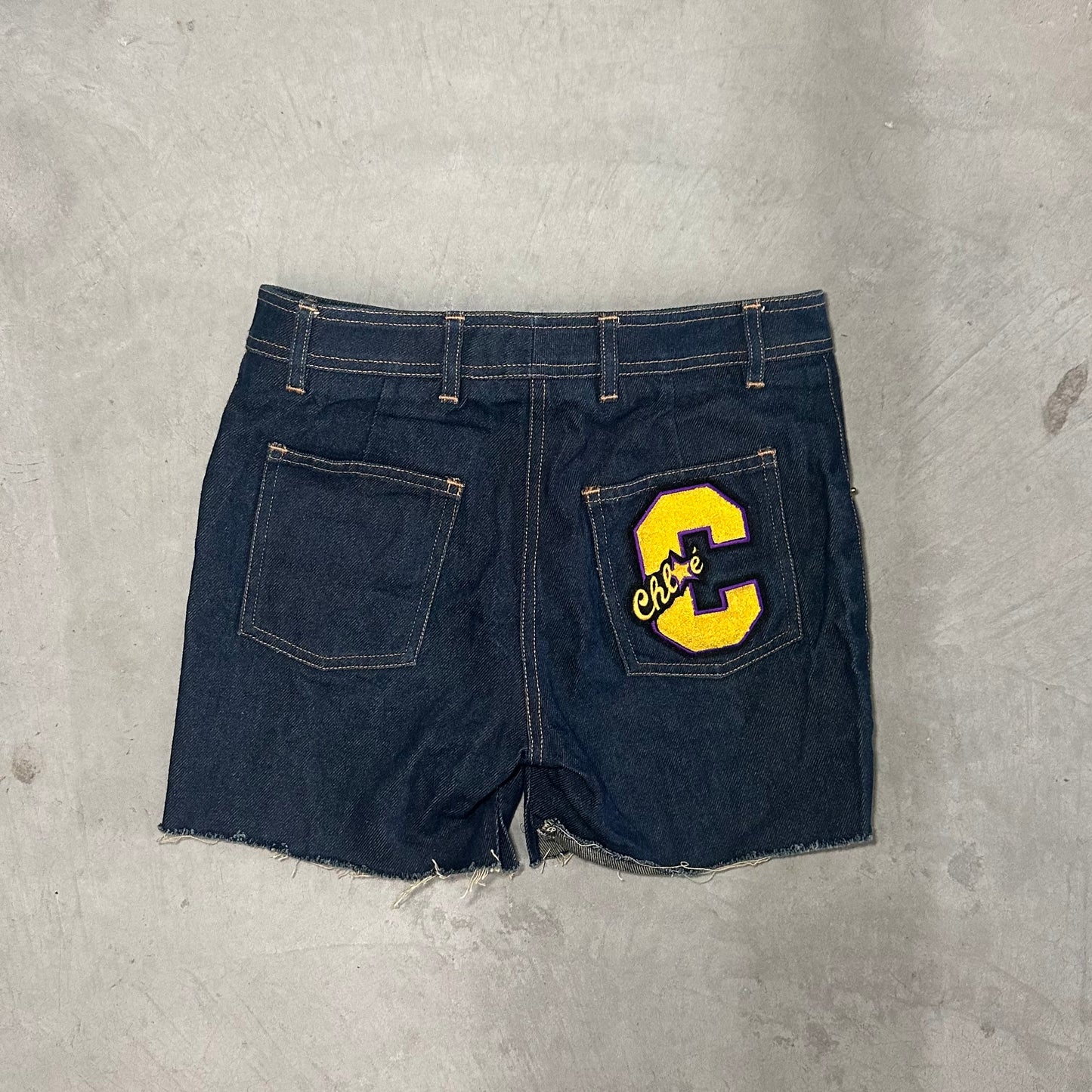 Chloé Varsity Patch Shorts