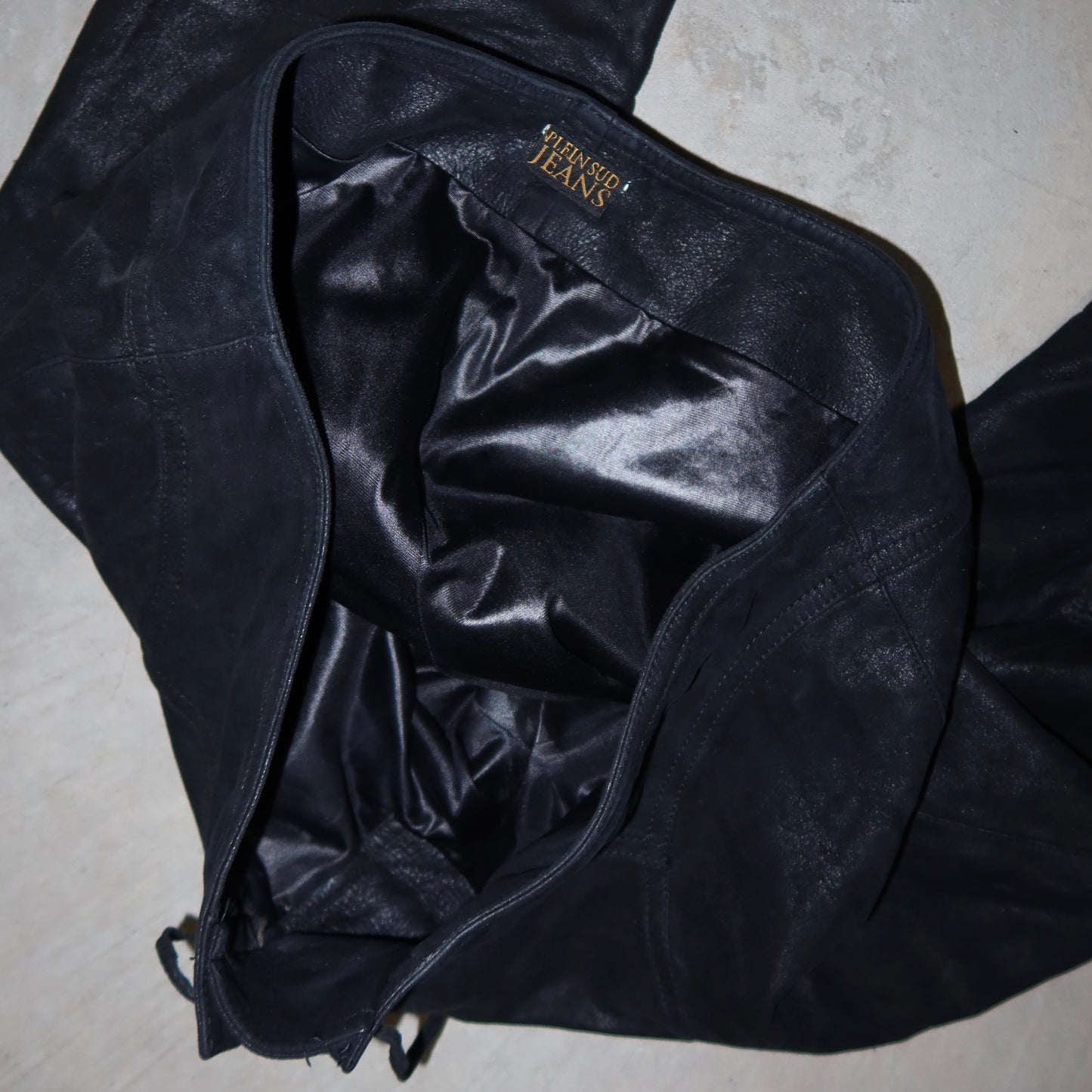 Plein Sud Leather Trousers