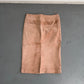 Yves Saint Laurent Suede Pencil Skirt