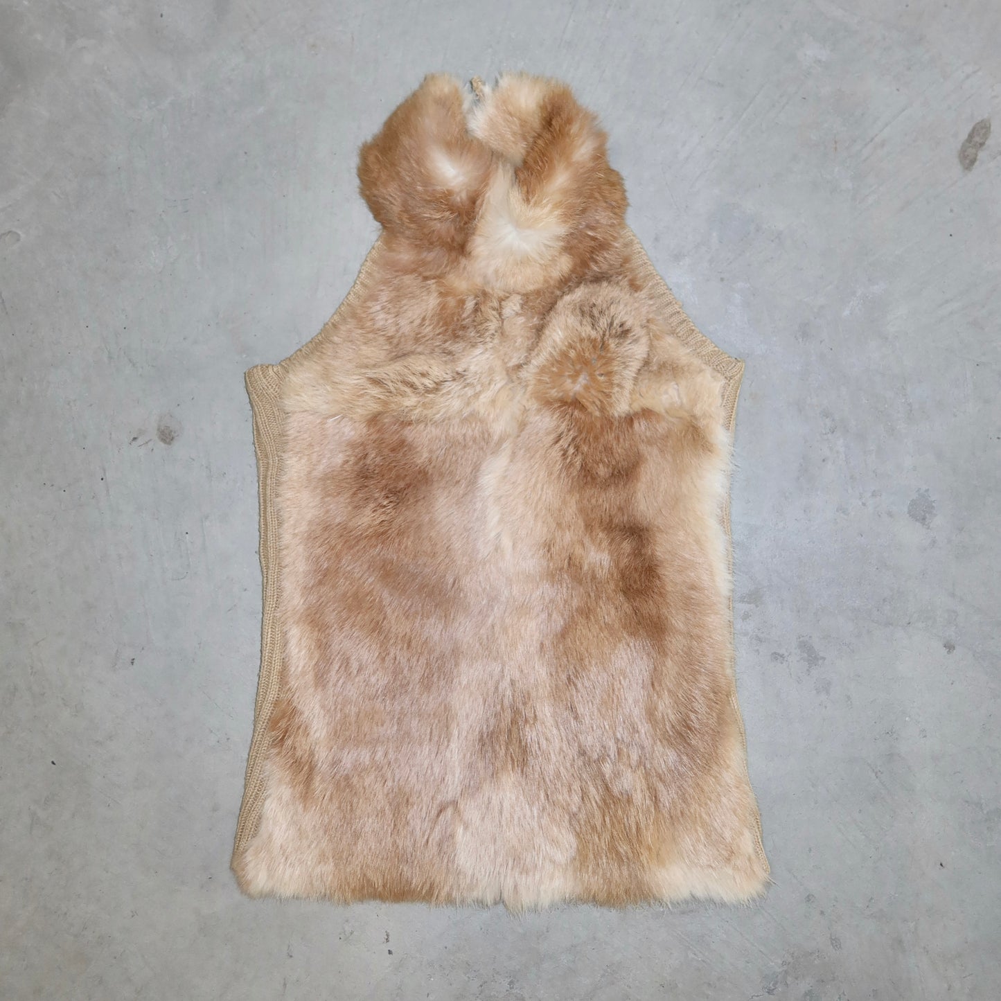 Vintage Rabbit Fur Halter Neck
