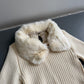 Valentino Fur Collar Sweater