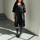 Marni Muskrat and Lamb 1/2 Sleeve Fur Coat