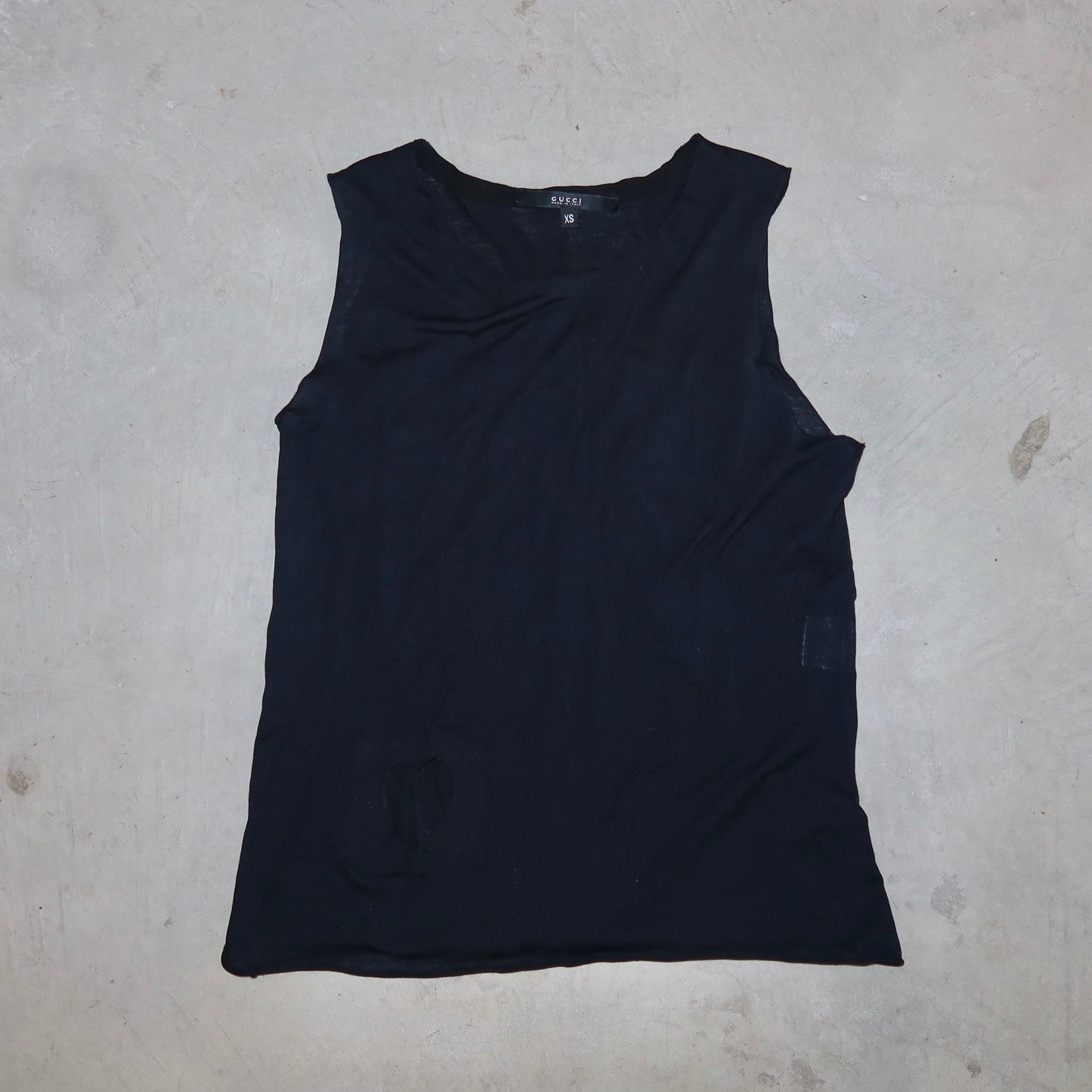 Gucci SS2002 Heart Cut Out Tank