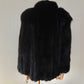 Vintage Black Fox Fur Coat
