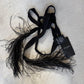 Saint Laurent SS2018 Ostrich Feather Scarf