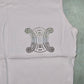 Celine Pink Studded Triomphe Logo Tank