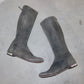 Miu Miu Grey Suede Boots (38)