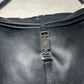 Gucci Square Black Leather Jackie Bag