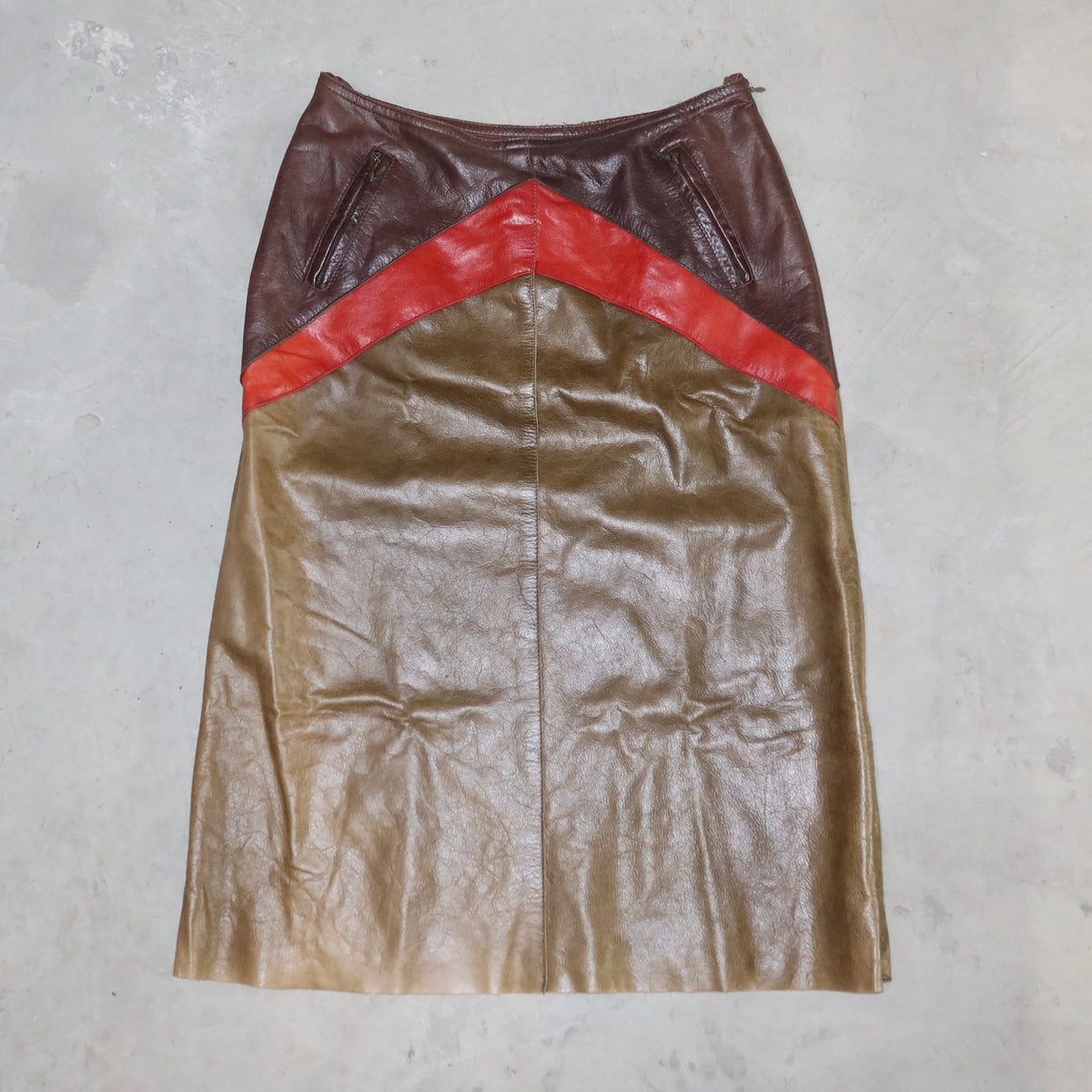Isabel Marant AW2000 Leather Skirt