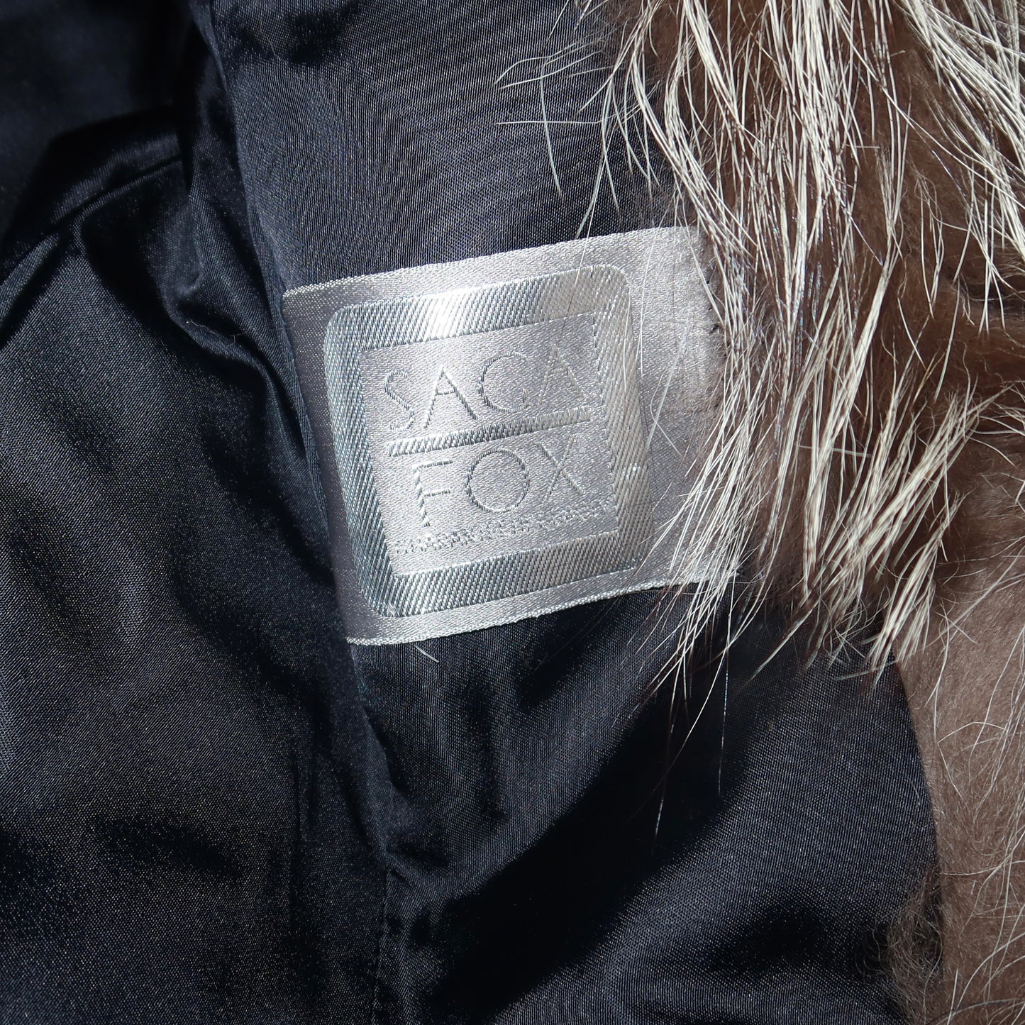 Vintage Silver Fox Fur Coat