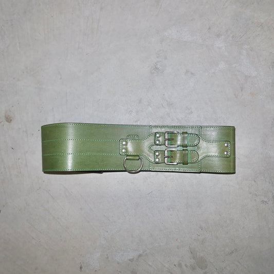 Sonia Rykiel Green Leather Belt