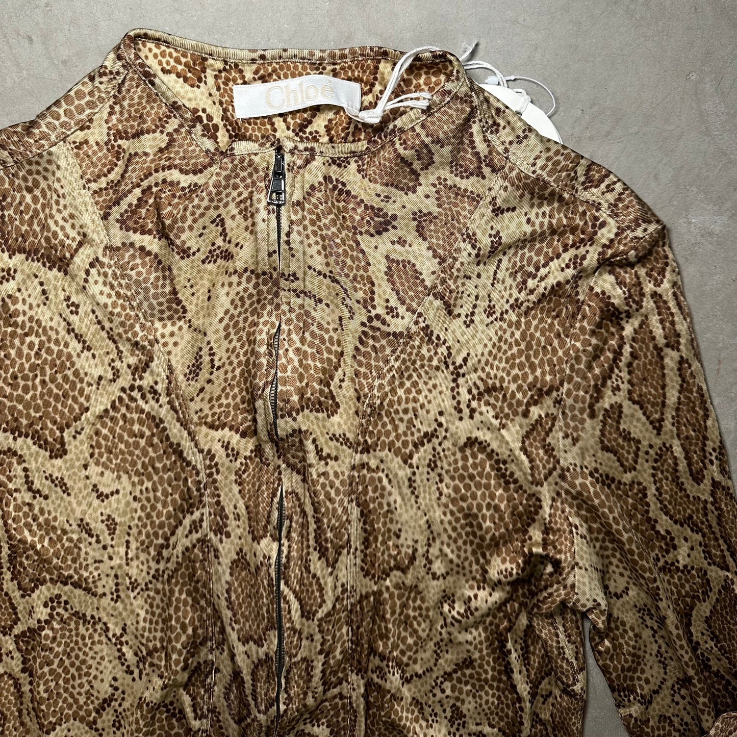 Chloé SS2018 Snake Print Top (BNWT)