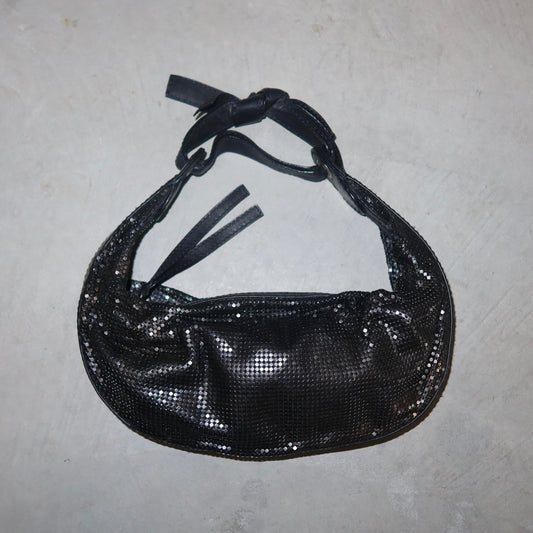 Chloé Black Chainmail Hobo Bag
