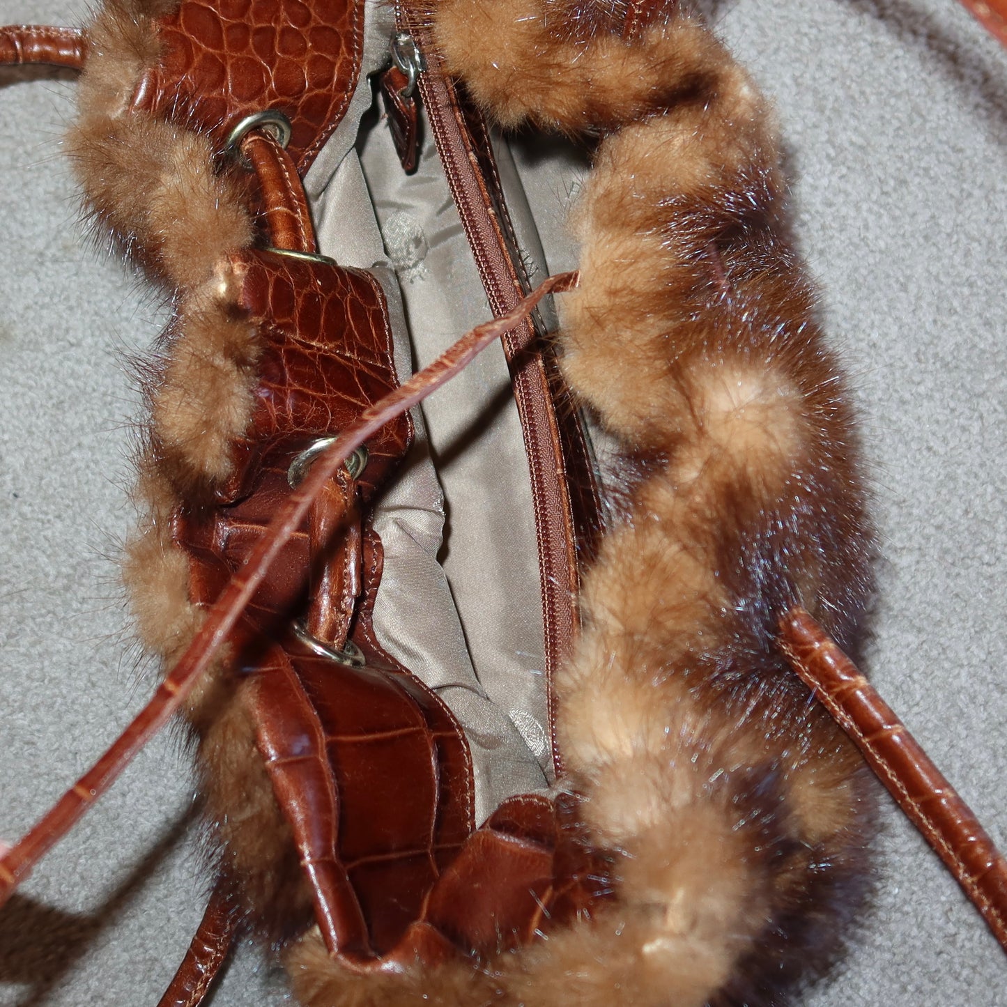Paolo Masi Real Fur Bag