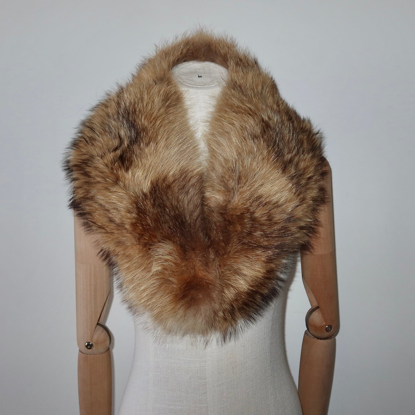 Vintage Brown Fox Fur Collar