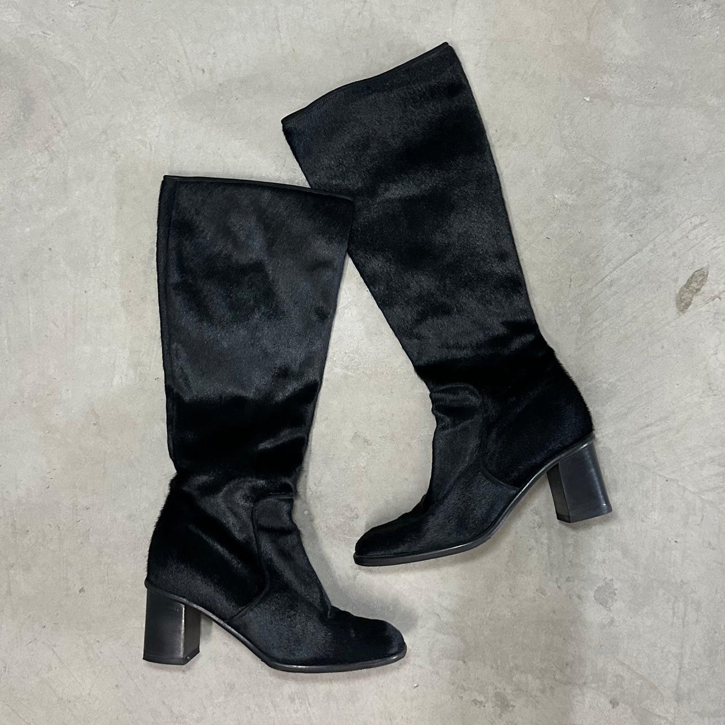 Fendi Pony Hair Boots (36.5)