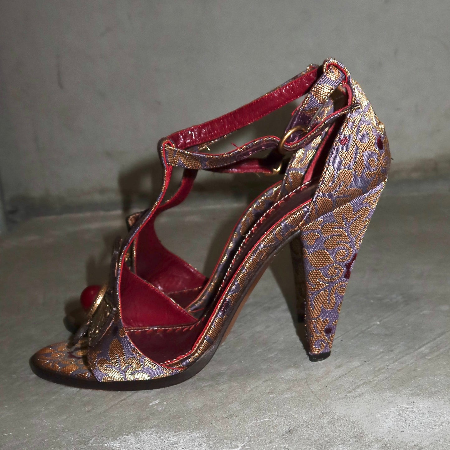 YSL by Tom Ford Brocade T-Bar Heels (37)