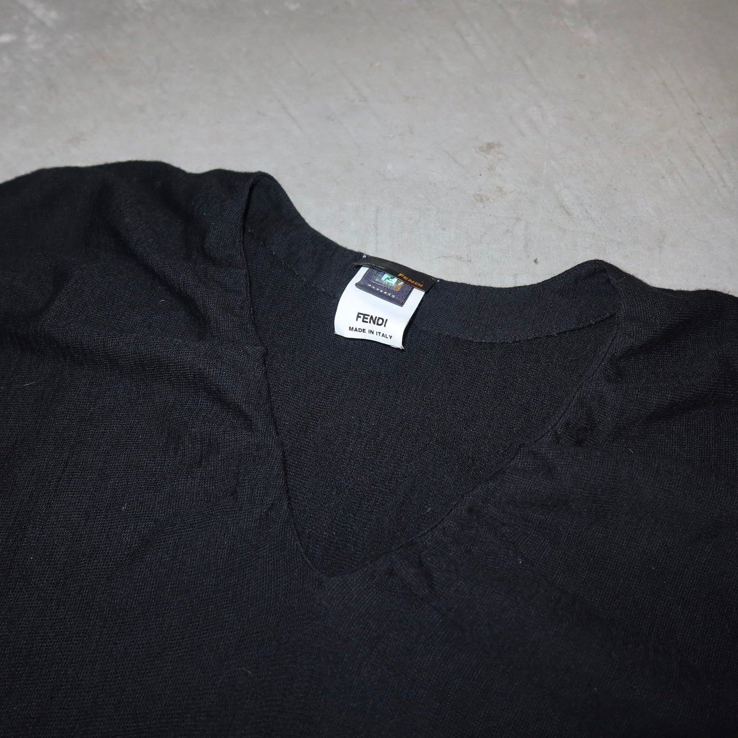 Fendi Knitted Batwing Dress