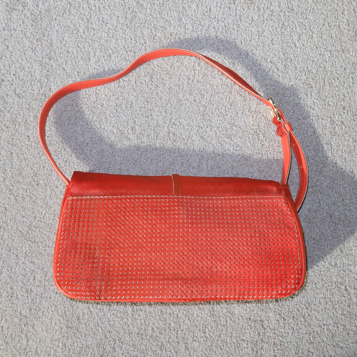 Sonia Rykiel Red Cowhide Bag