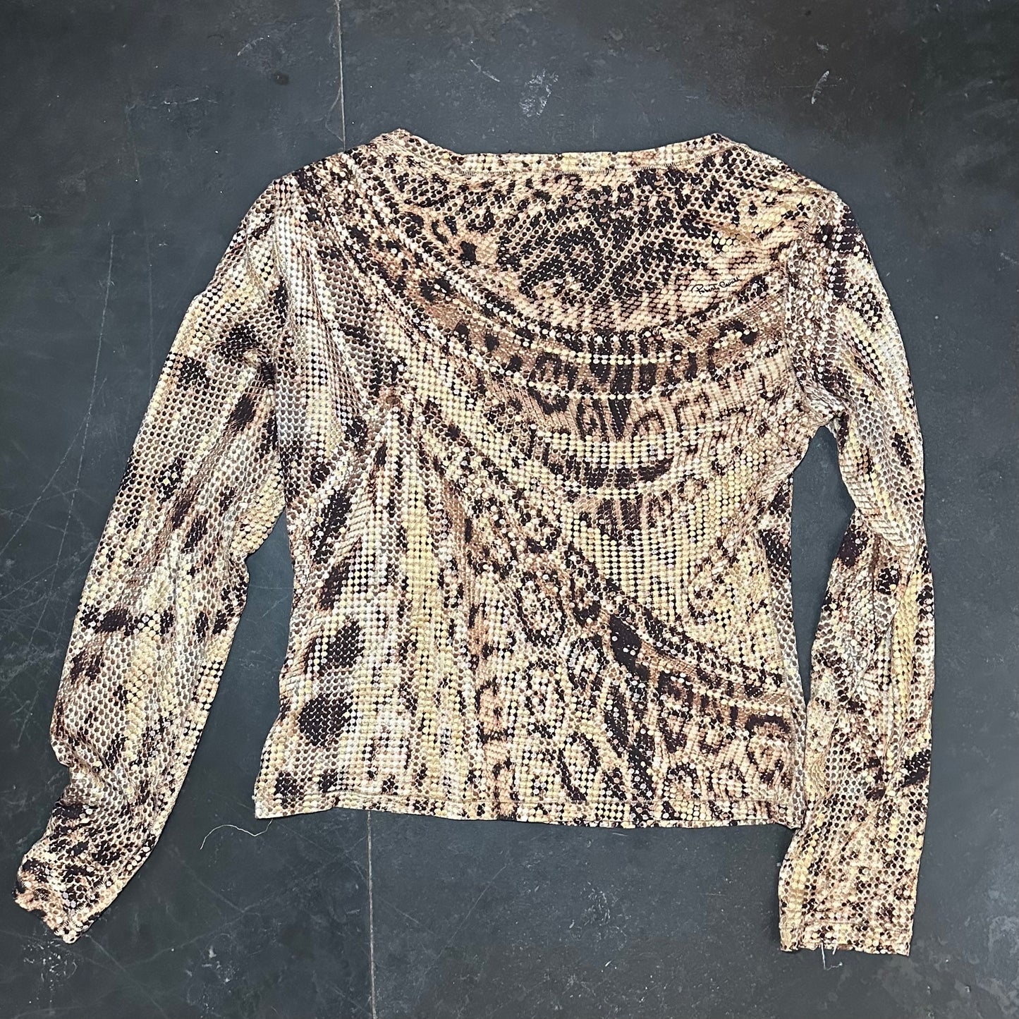 Roberto Cavalli Leopard Print Long Sleeve