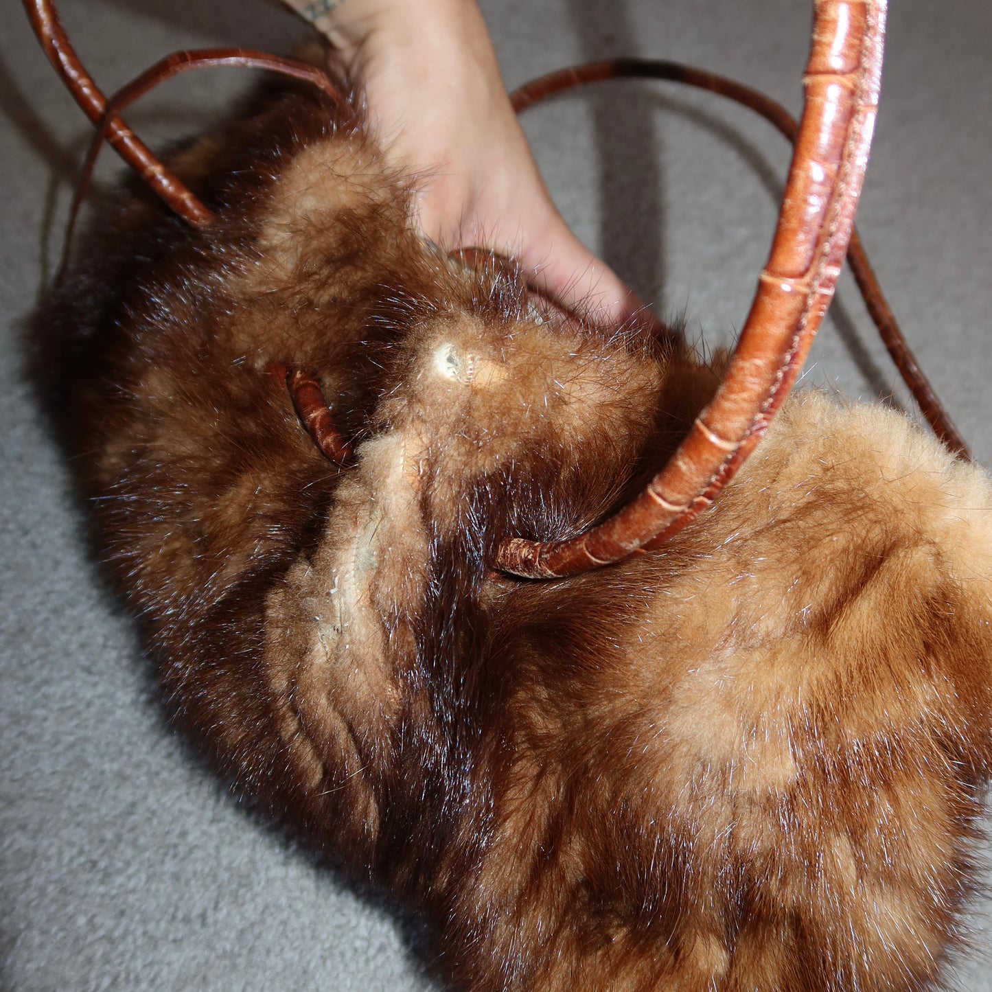Paolo Masi Real Fur Bag