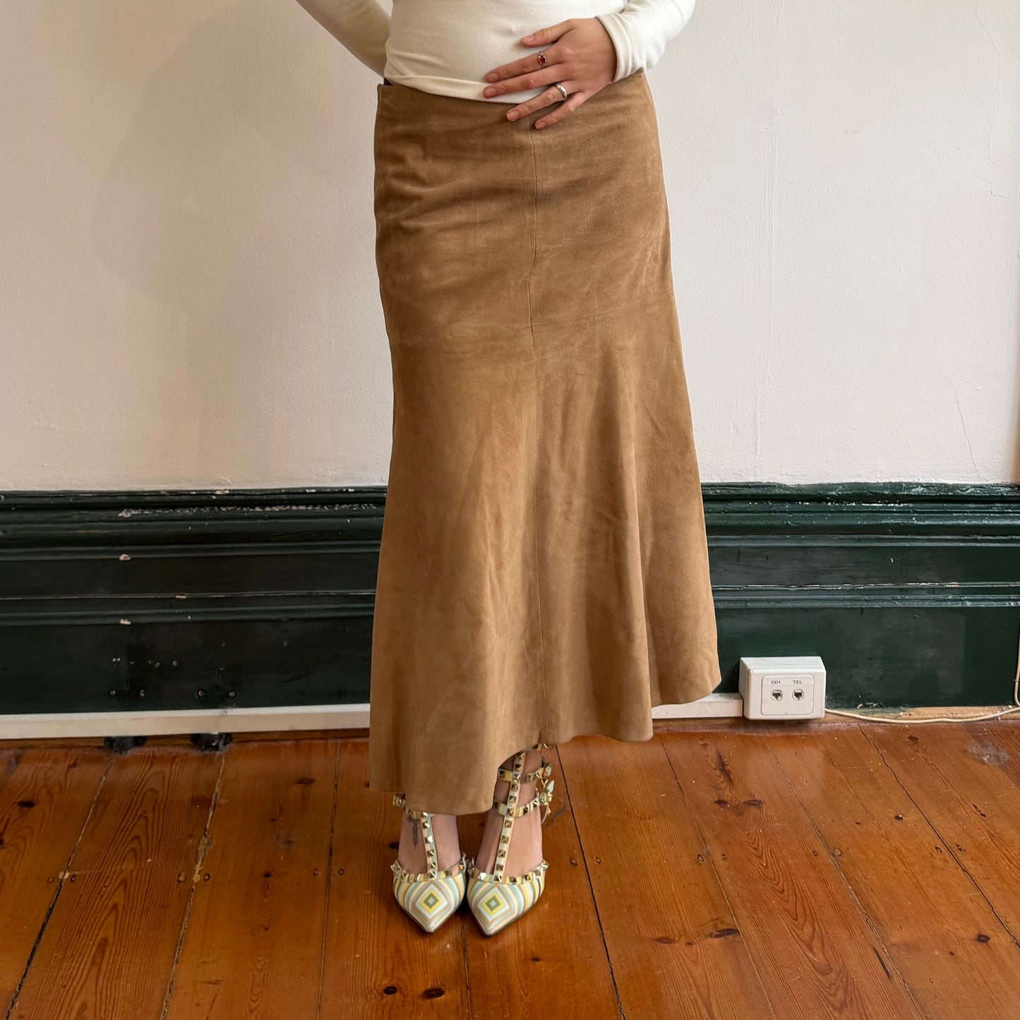 Loewe Suede Skirt
