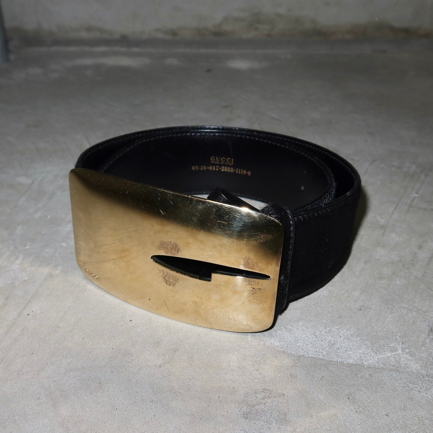 Gucci AW1996 Oversized Cowhide Belt