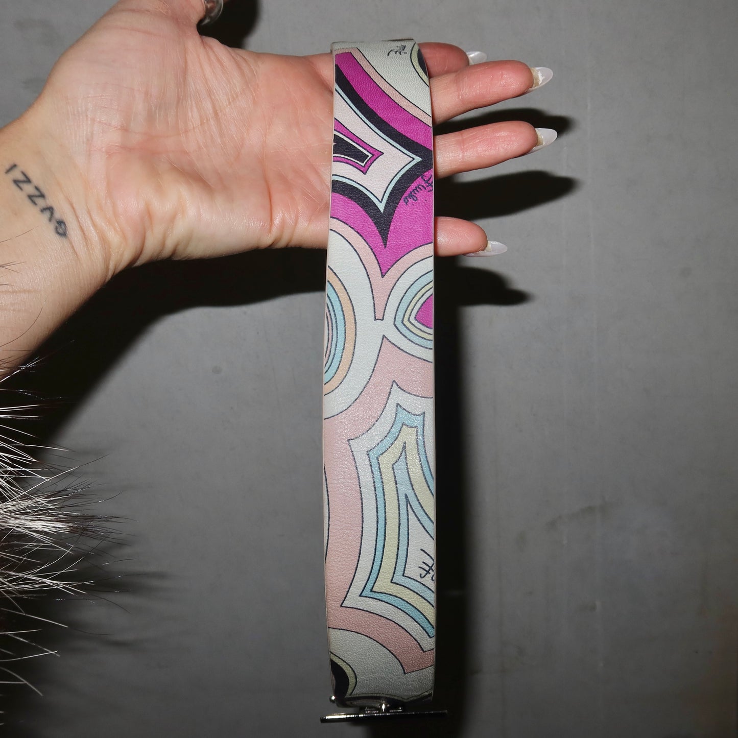 Emilio Pucci Leather Belt