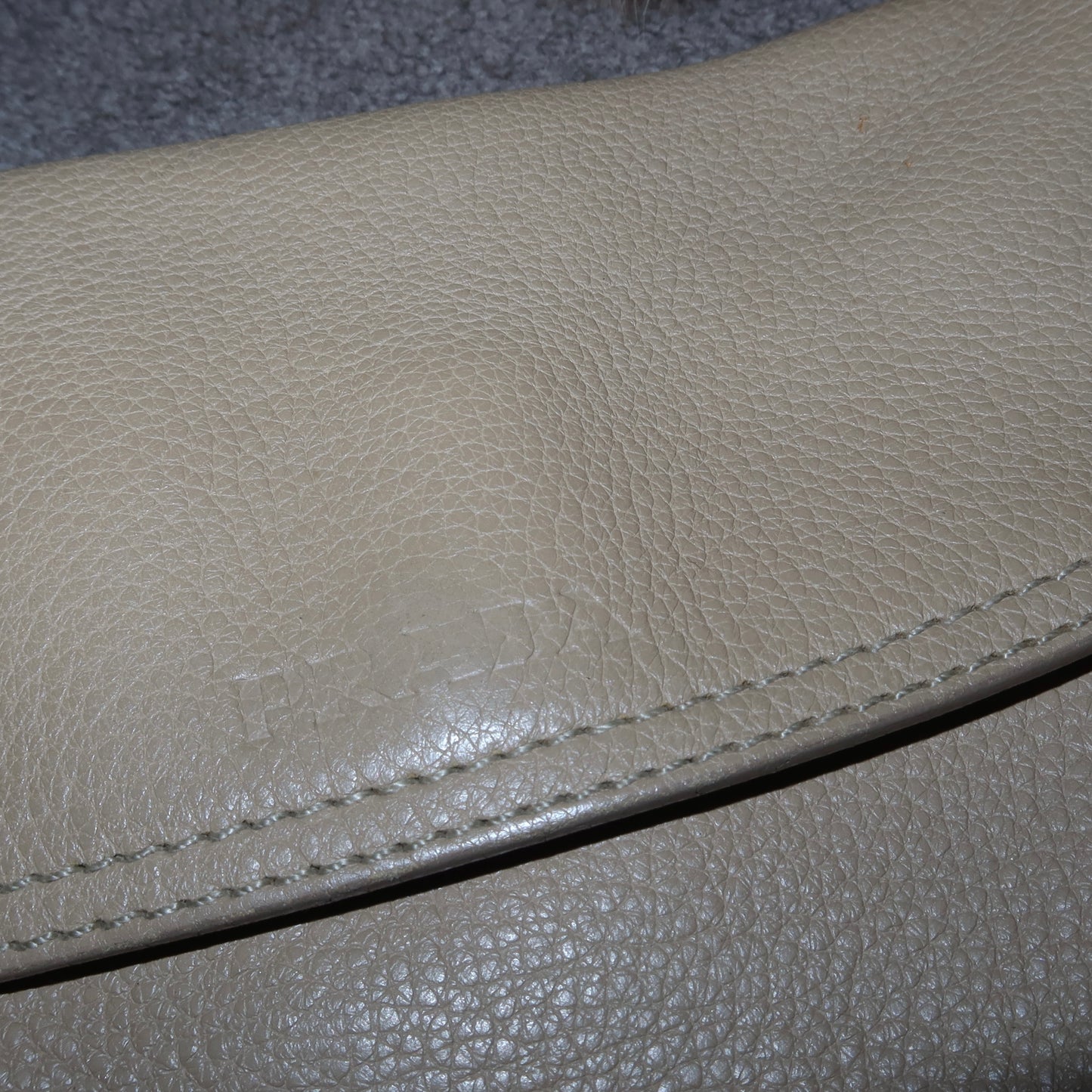 Prada SS2003 Cream Leather Bag