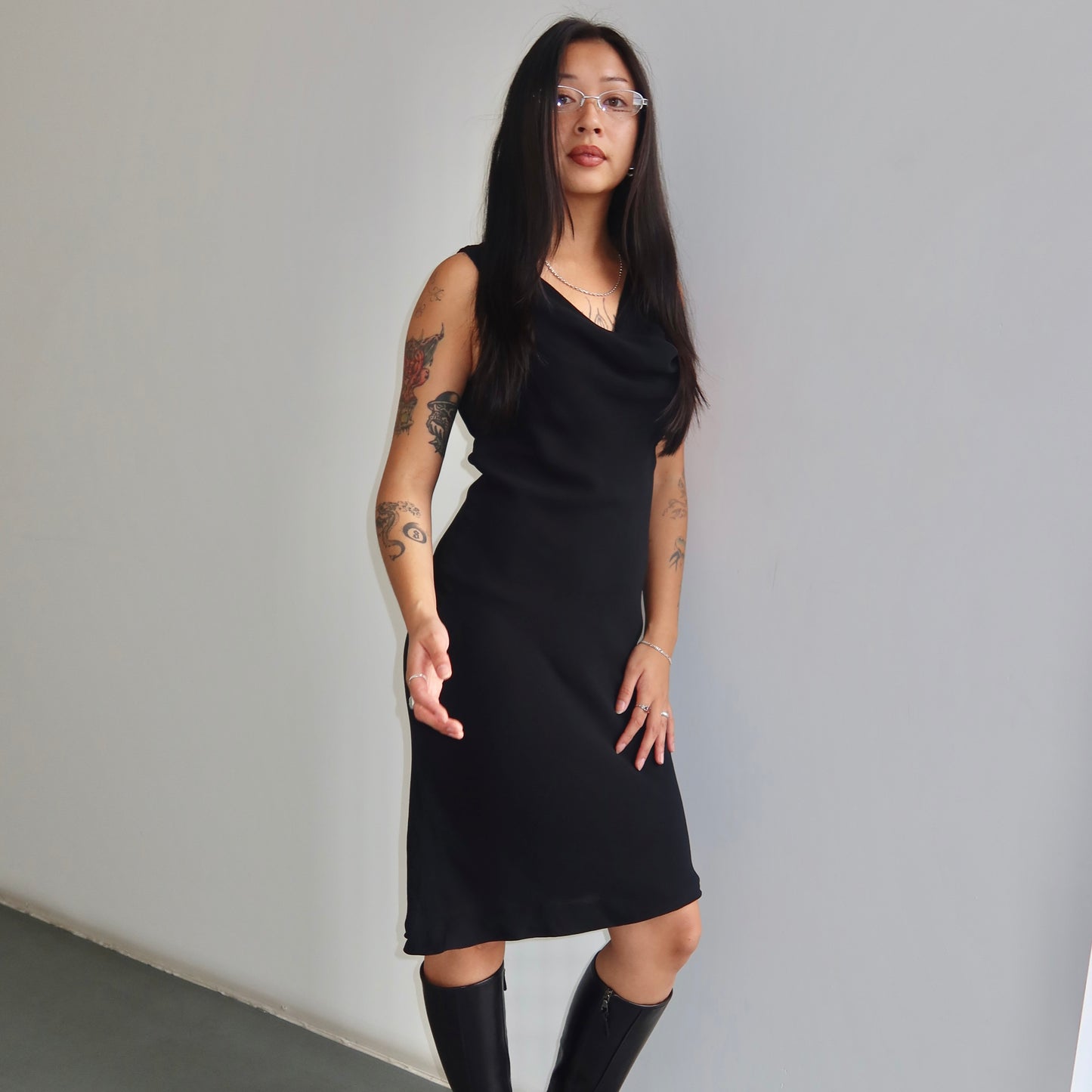 Yves Saint Laurent 1994 Silk Dress