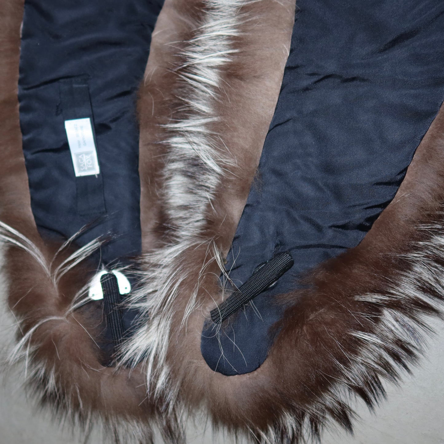 Vintage Large Silver Fox Stole