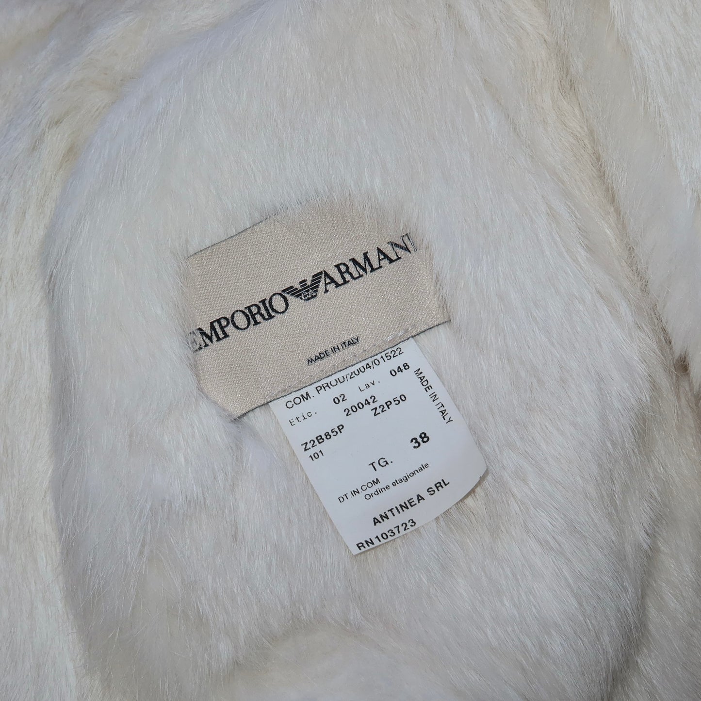 Emporio Armani AW2004 Leather and Fur Jacket