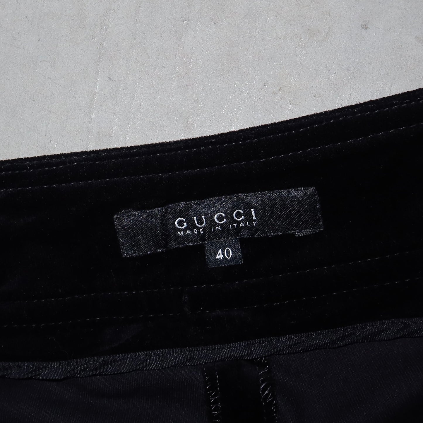 Gucci 2005 Velvet Trousers